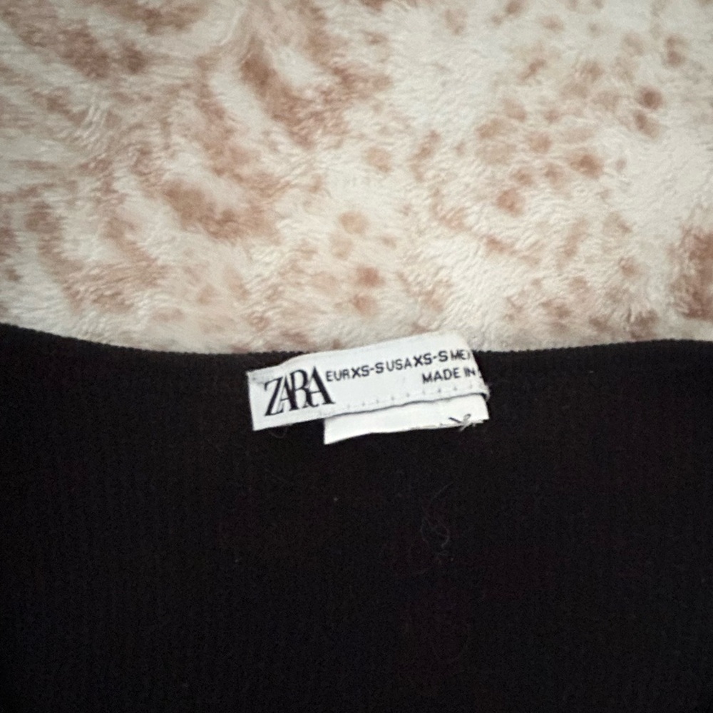 Zara rhinestone fringe crop top - Picture 2 of 2